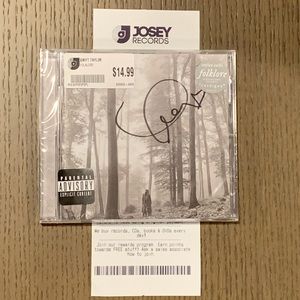 Authentic Signed Taylor Swift Folklore Album